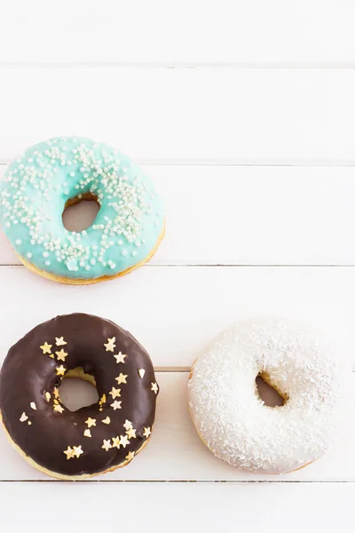 Donuts americanos vitrificados — Fotografia de Stock