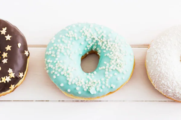 Donuts americanos vitrificados — Fotografia de Stock