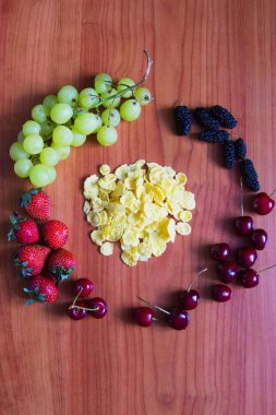 Konsept ev yapımı Kahvaltı.