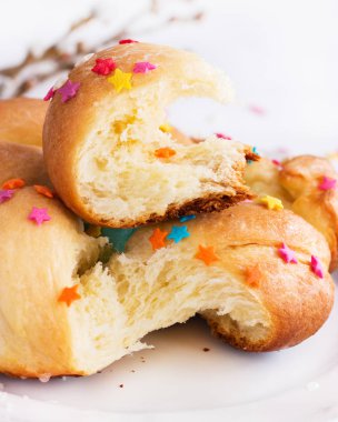 Bölmesi di pasqua geleneksel İtalyan Paskalya.