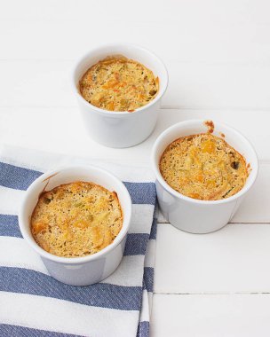 Pastel Balkabagi elma puding.