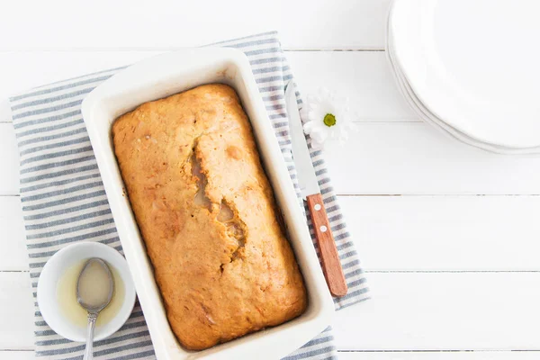 Limonlu kek çizgili peçete.