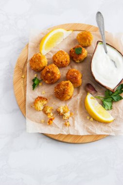 Falafel çanak kesme tahtası