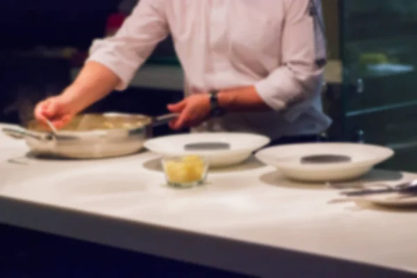 Restaurant kitchen cooking. — Stock Photo, Image