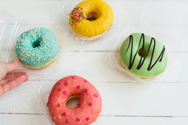 Donuts americanos assados — Fotografia de Stock