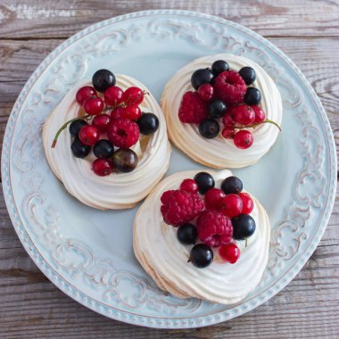 Mini pavlova kek.