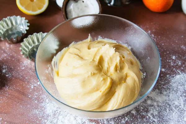 Französischer Brioche-Teig. — Stockfoto