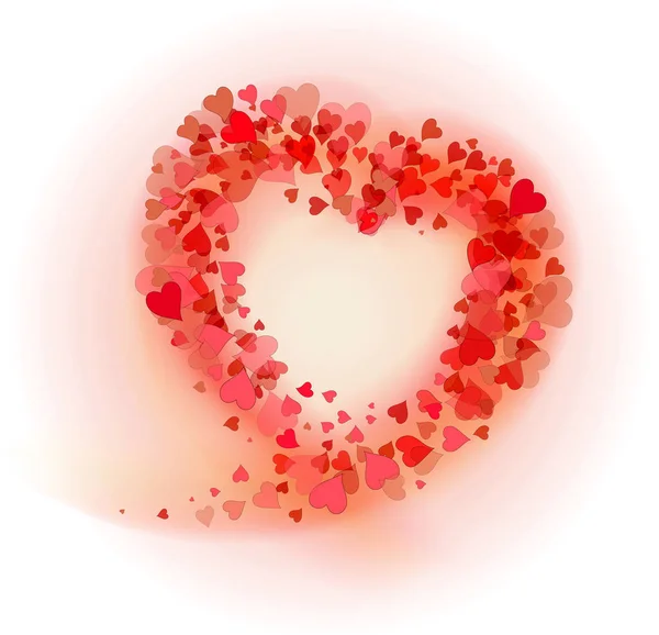 Saint Valentin, beau fond — Image vectorielle