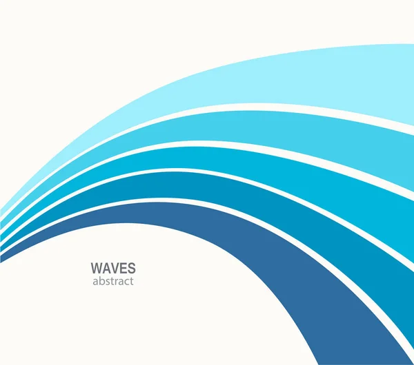 Diseño abstracto Water Wave — Archivo Imágenes Vectoriales