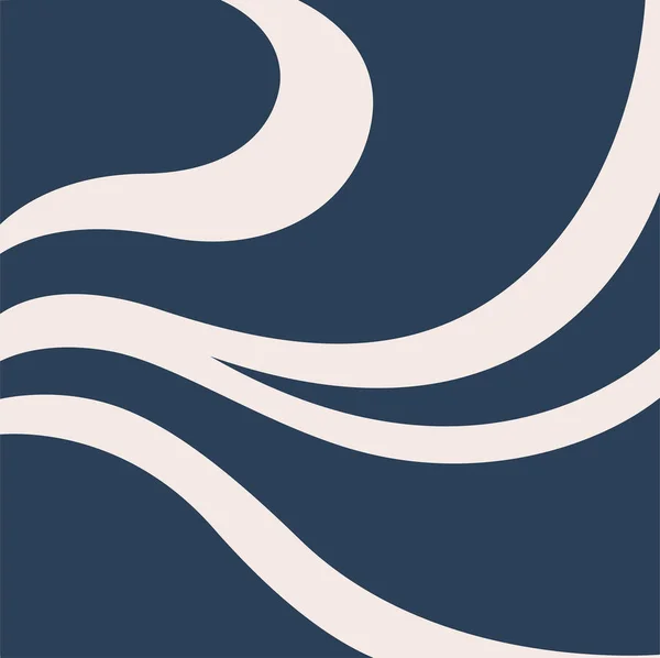 Water Wave embleemontwerp abstract. Cosmetica surfen Sport logo c — Stockvector