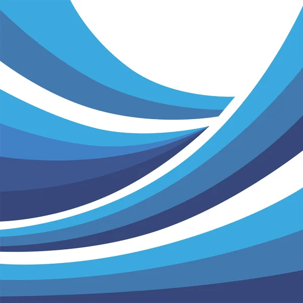 Diseño abstracto del logotipo Water Wave. Cosméticos Surf Sport Logotipo c — Vector de stock
