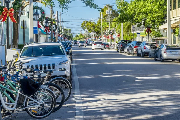 Key West Vista Para Rua Florida — Fotografia de Stock