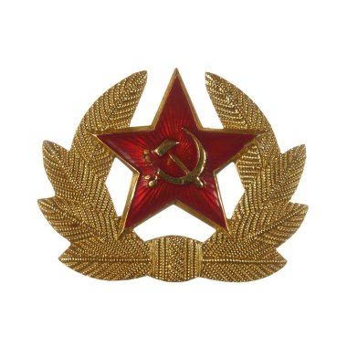 Eski Sovyetler Birliği izole üzerinde beyaz ba dan askeri rozeti
