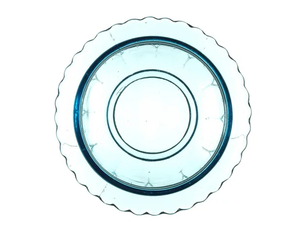 Beautiful glass decorative element isolated on a white backgroun — Stock Photo, Image