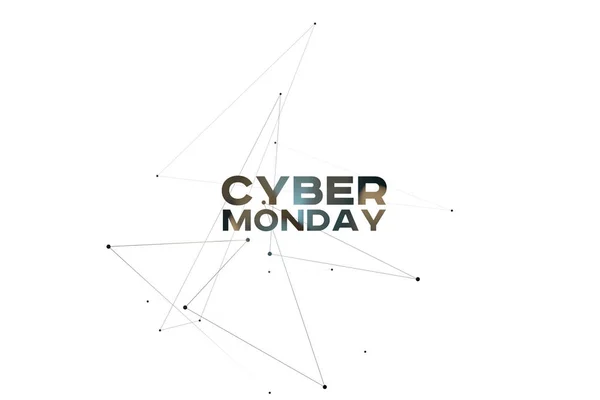 Cyber Monday Background. Holiday Online Shopping Concept. — Stock Photo, Image