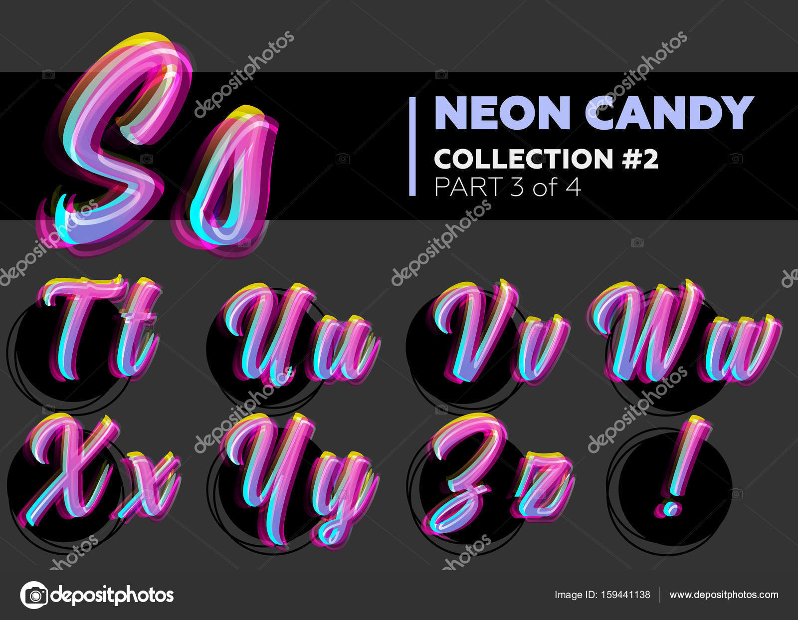 Het is de bedoeling dat Ik wil niet Nat Vector Neon teken gezet. Gloeiende Letters op donkere achtergrond.  vectorafbeelding door © haushe ⬇ Vectorstock #159441138
