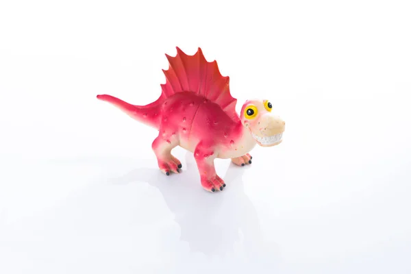 Іграшка динозавра ізольована на білому — стокове фото