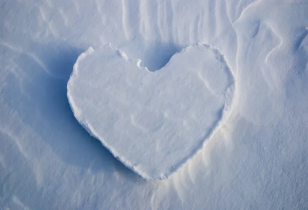 Cold heart from snow