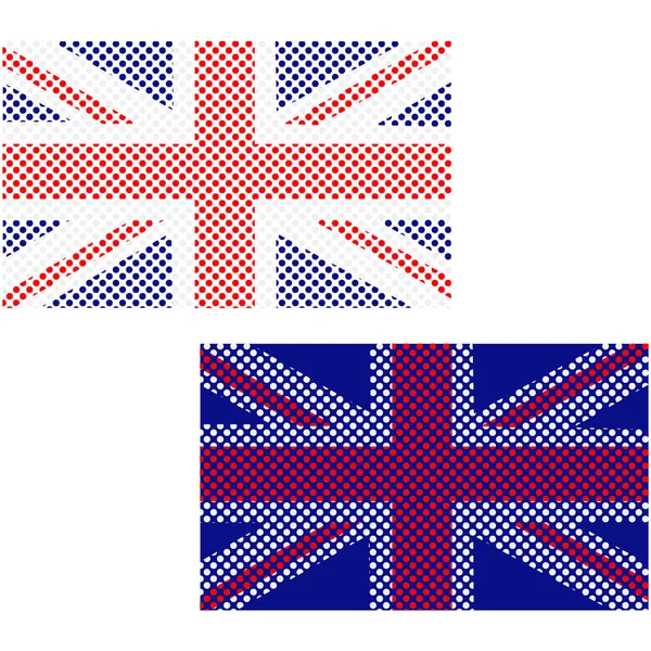 Union Jack balls — Stock Vector