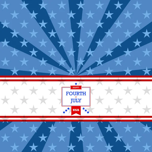 Fourth of July background — Stock Vector