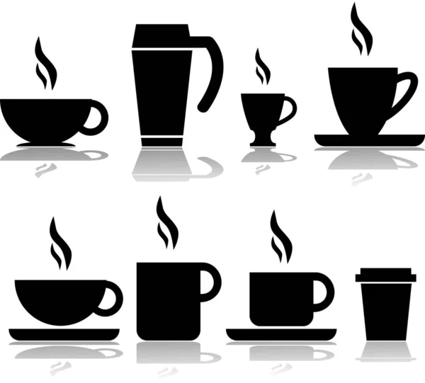 Coffee cups — Stock Vector