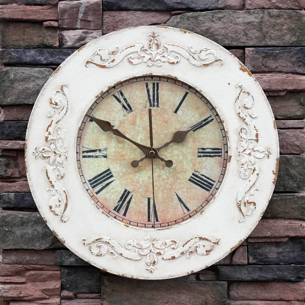 Clock - Vintage mechanical wall clock — Stock Photo, Image