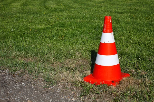 Aircraft - Red Traffic cone Stock Photo