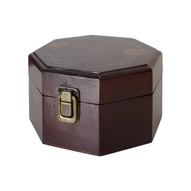 Retro tarzı - Vintage küçük tabut. İzole