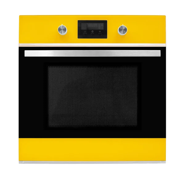 Huishoudelijke apparaten - gele Oven — Stockfoto