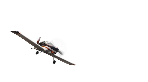 A repülőgép - kis repülőgép fehér háttér — Stock Fotó