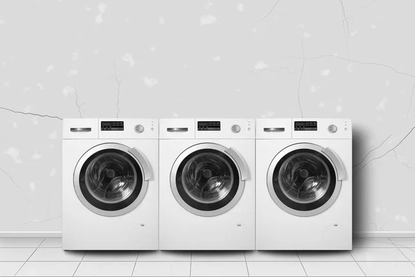 Home appliance - drie wasmachine in huis interier — Stockfoto