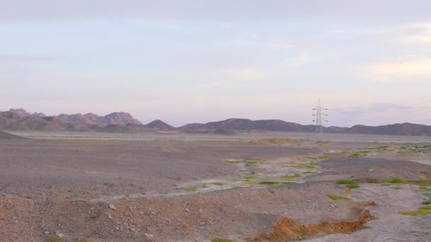 Panorama del desierto árabe — Vídeos de Stock