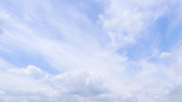 Panorama del cielo azul — Vídeos de Stock