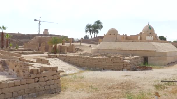 Ruins of the Temple of Amun-Ra — Stock Video