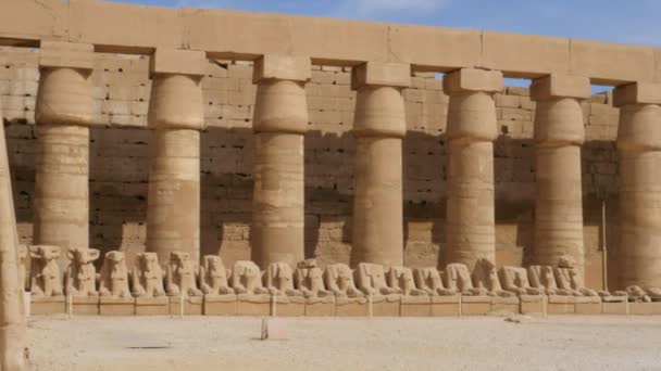 Sehenswürdigkeiten im Tempel — Stockvideo