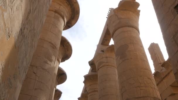 Several Ancient Columns in a Row — Stock Video