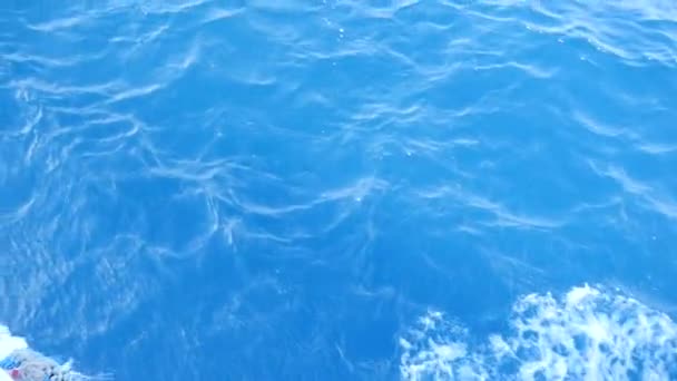 Сильные волны в Красном море — стоковое видео