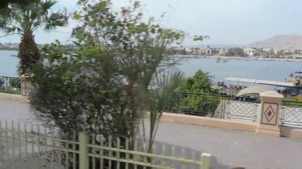 Вид на Нил — стоковое видео