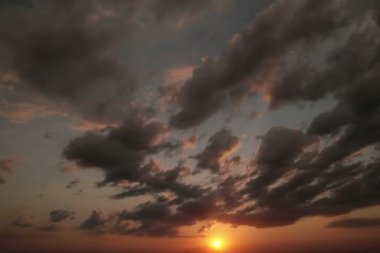 Gün batımı timelapse hareket günbatımı