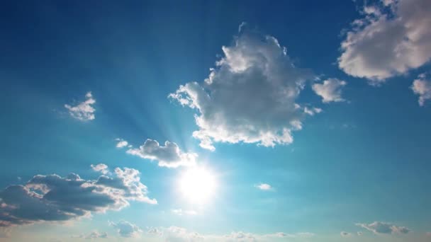 Niebo Chmury Zachód Słońca Timelapsja — Wideo stockowe