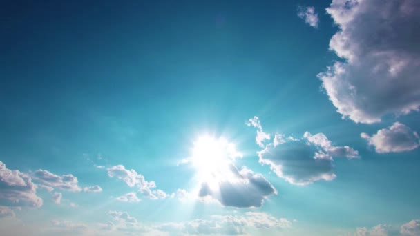 Himmel Und Wolken Sonnenuntergang Zeitraffer — Stockvideo