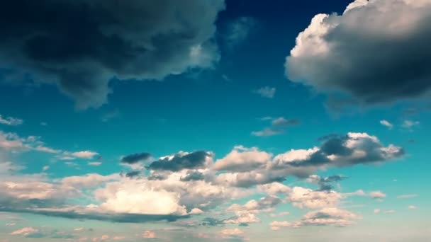 Sky Clouds Time Lapse — Stock Video