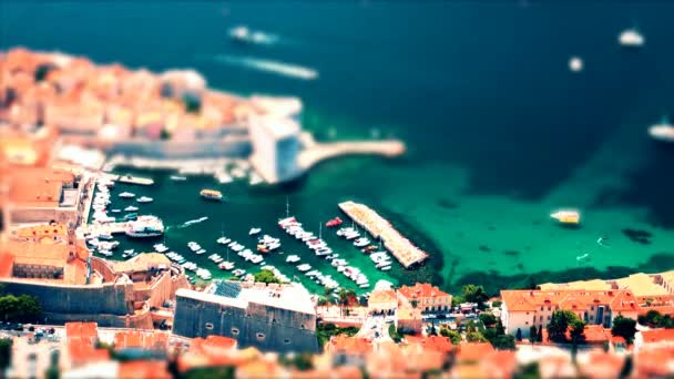 Città Vecchia Dubrovnik Croazia — Video Stock