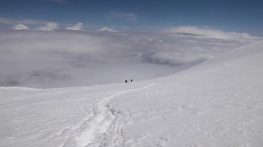 dağcılar elbrus Kuzey yamacında