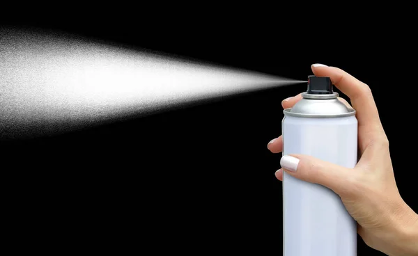 The jet from an aerosol can — Stock Photo, Image