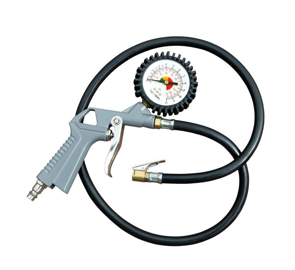 Пневматический пистолет с манометром
