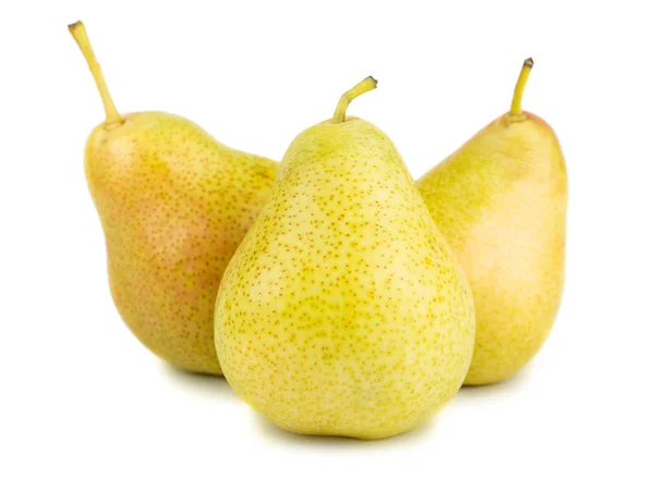 Tres peras amarillas maduras —  Fotos de Stock