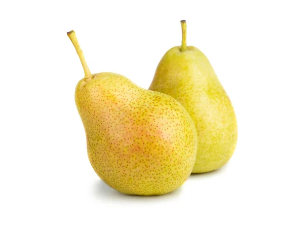 Two ripe yellow pears — Stock Photo, Image