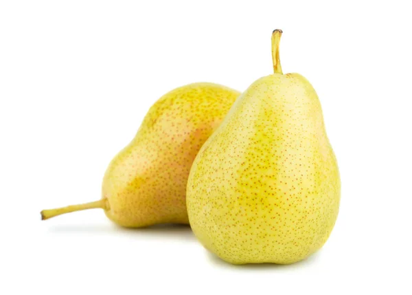 Two ripe yellow pears — Stock Photo, Image