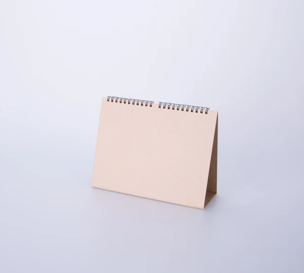 Kalender oder leerer Schreibtischkalender auf dem Hintergrund. — Stockfoto